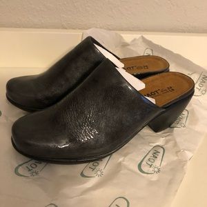 Dark Gray Naot Clog Heels